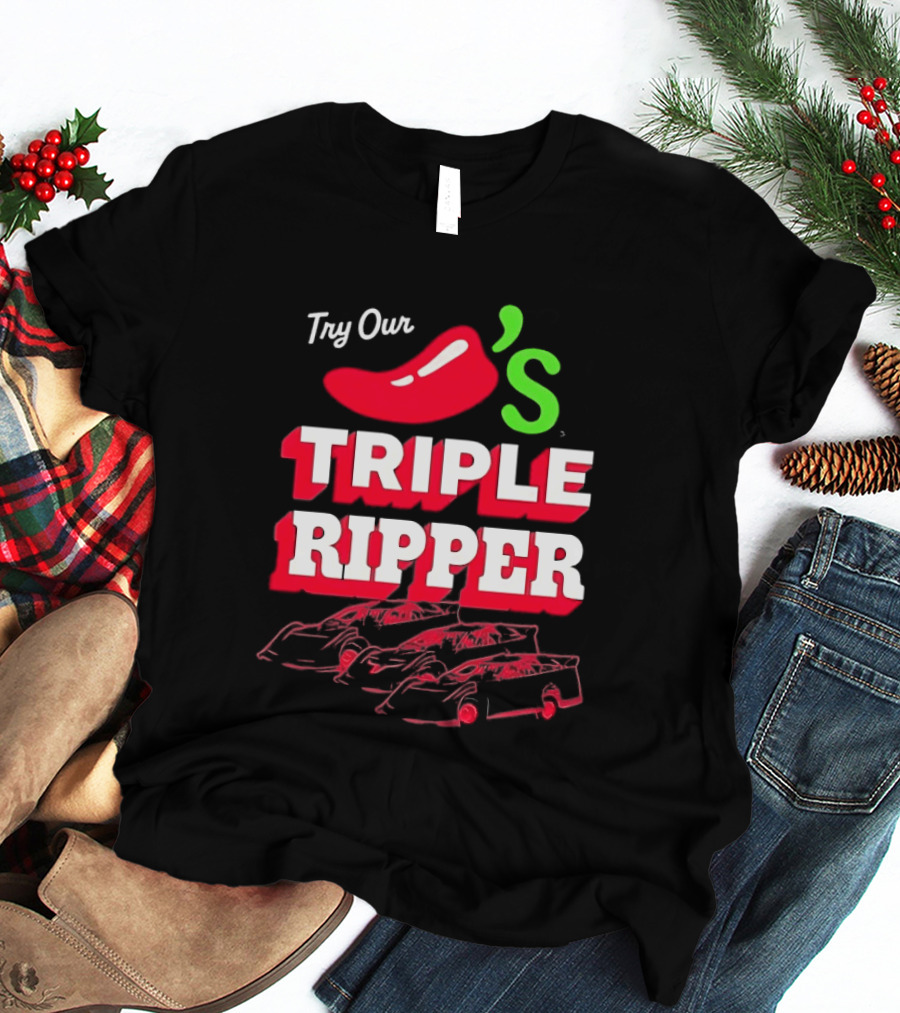 Try Our Chili's Triple Ripper Racing Cars T-Shirt