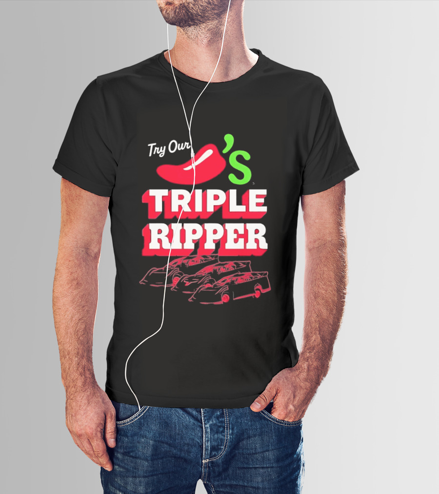 Try Our Chili's Triple Ripper Racing Cars T-Shirt