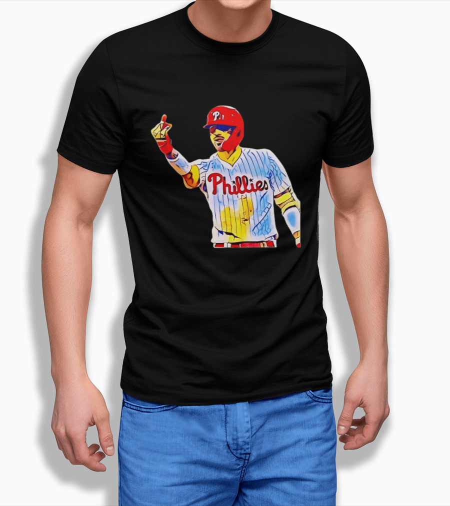 Philadelphia Phillies Nick Castellanos Gesture Baseball Moment T-Shirt