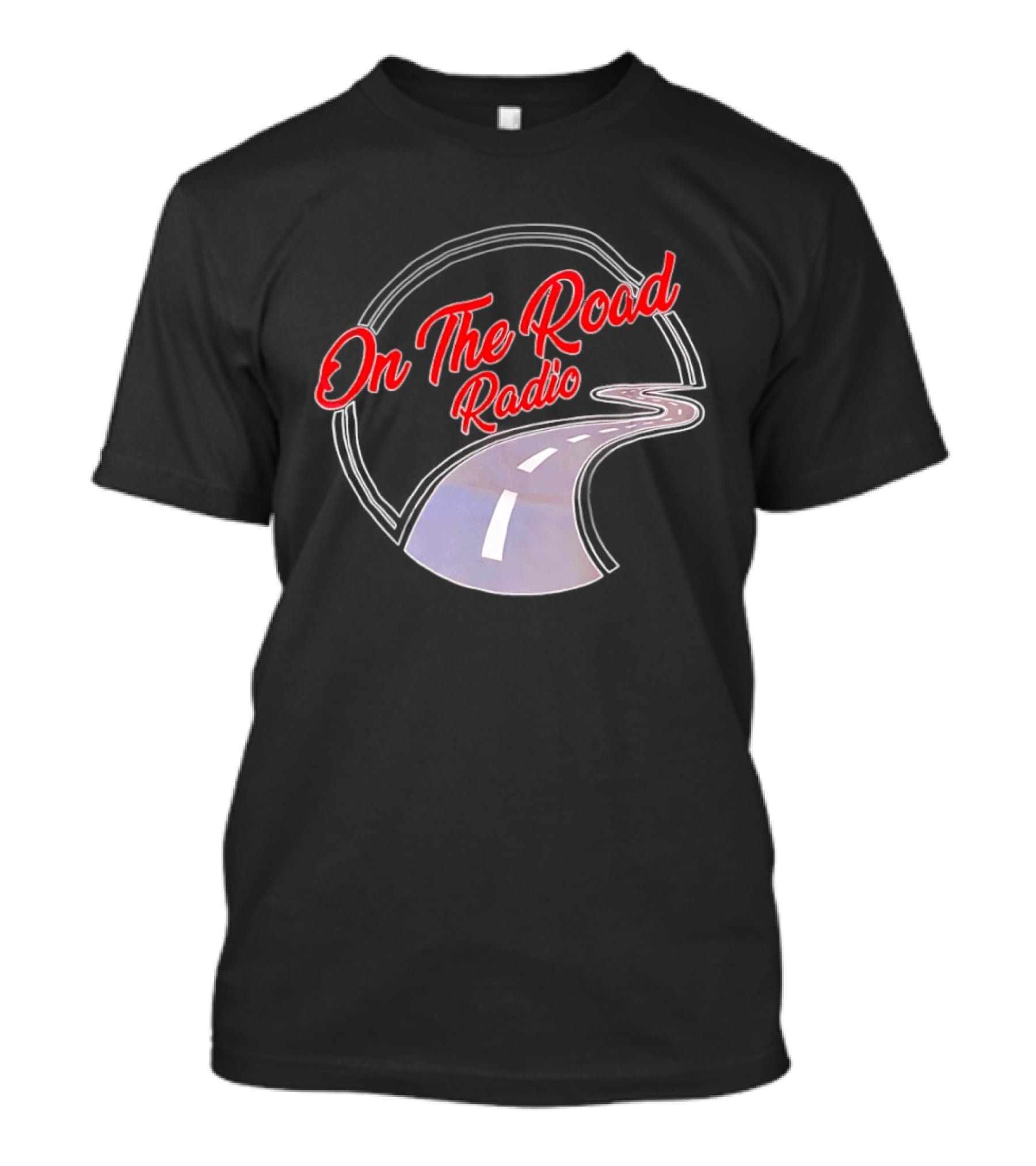 On The Road Radio Winding Highway Adventure T-Shirt