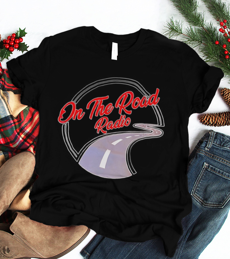 On The Road Radio Winding Highway Adventure T-Shirt
