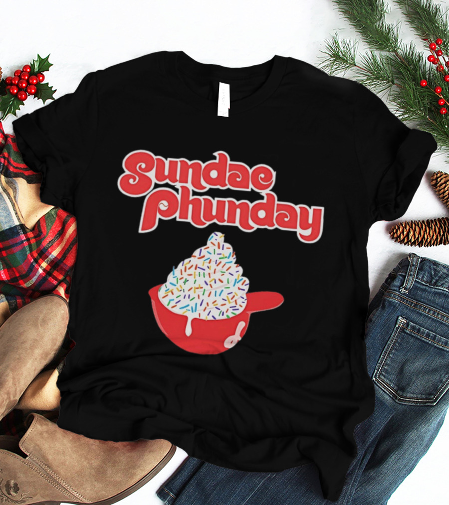 Philadelphia Phillies Sundae Phunday Ice Cream Helmet Sprinkle Delight T-Shirt