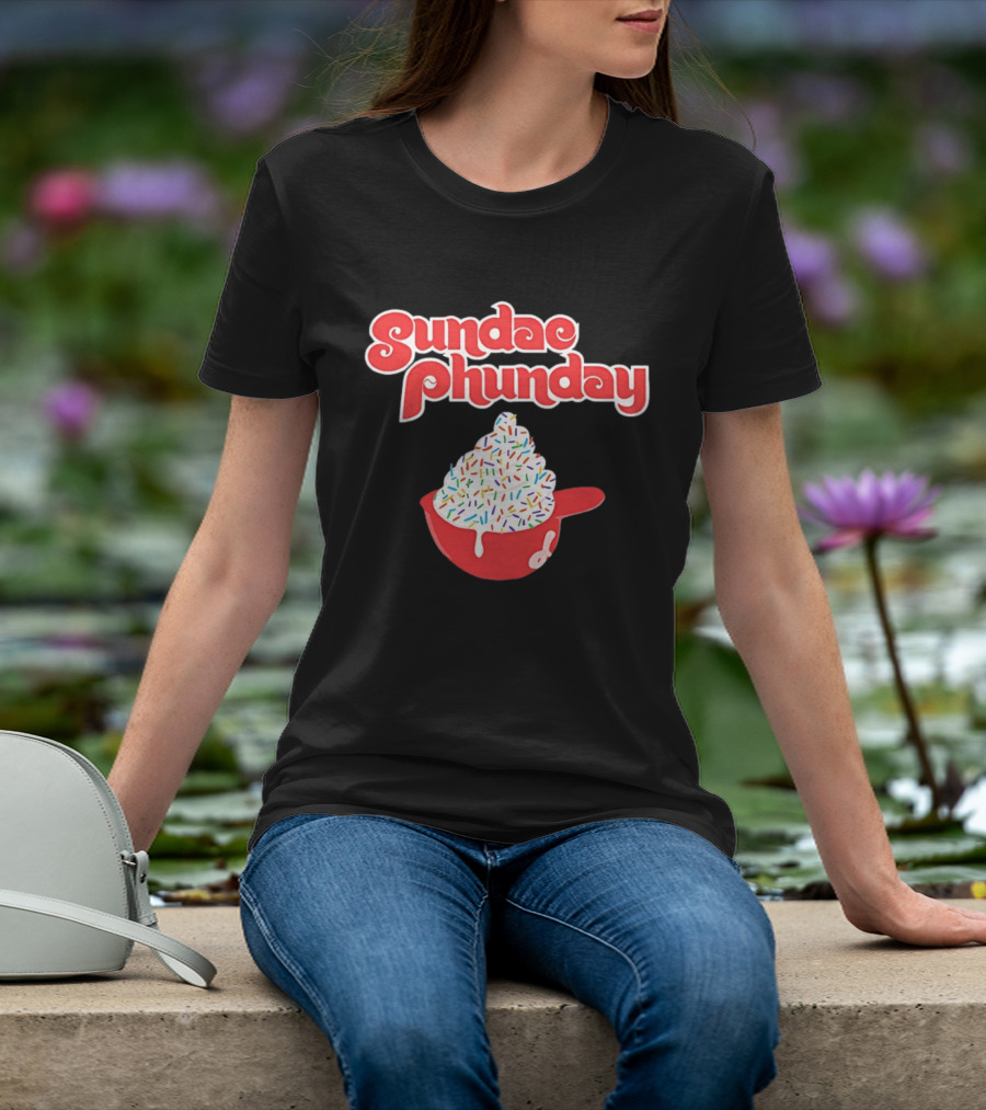Philadelphia Phillies Sundae Phunday Ice Cream Helmet Sprinkle Delight T-Shirt