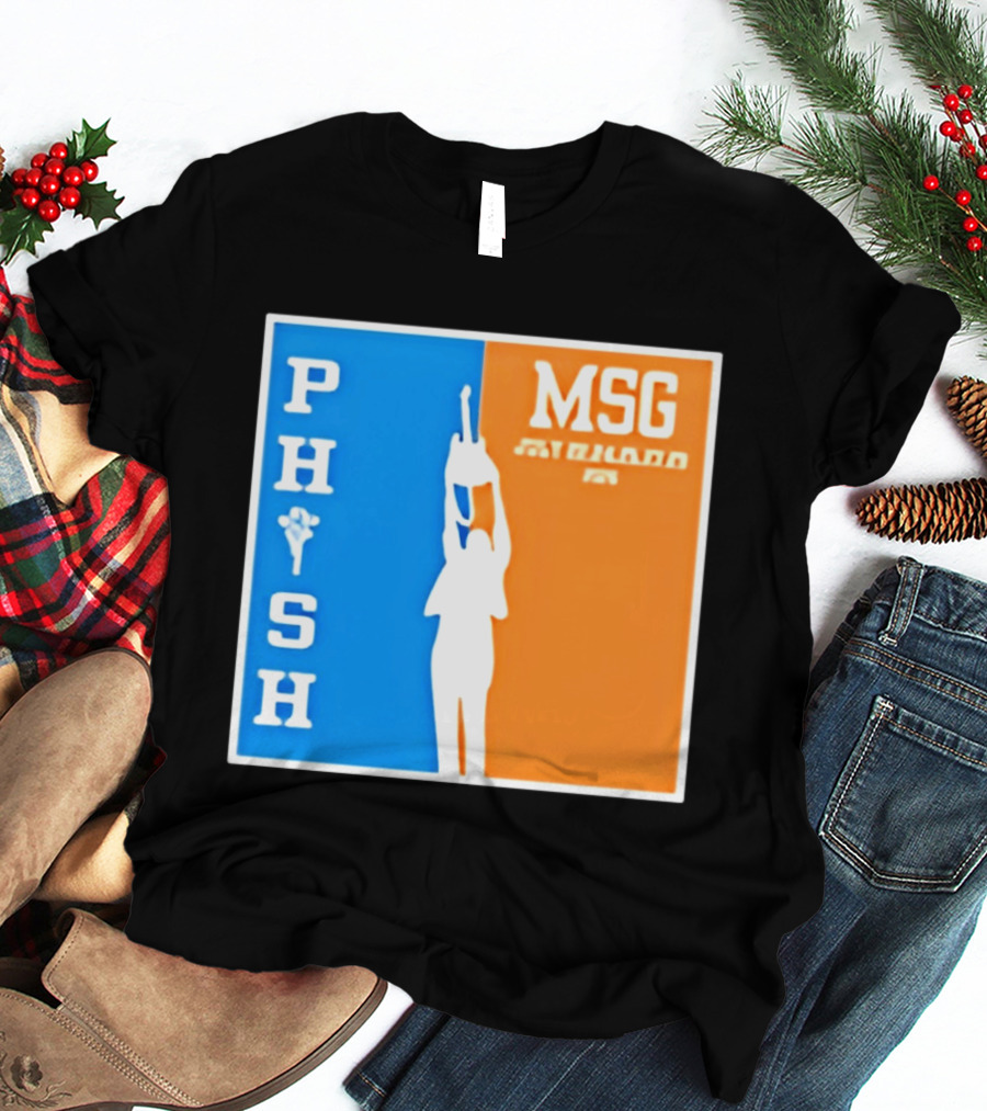 PHISH MSG Silhouette Guitar Concert Event T-Shirt