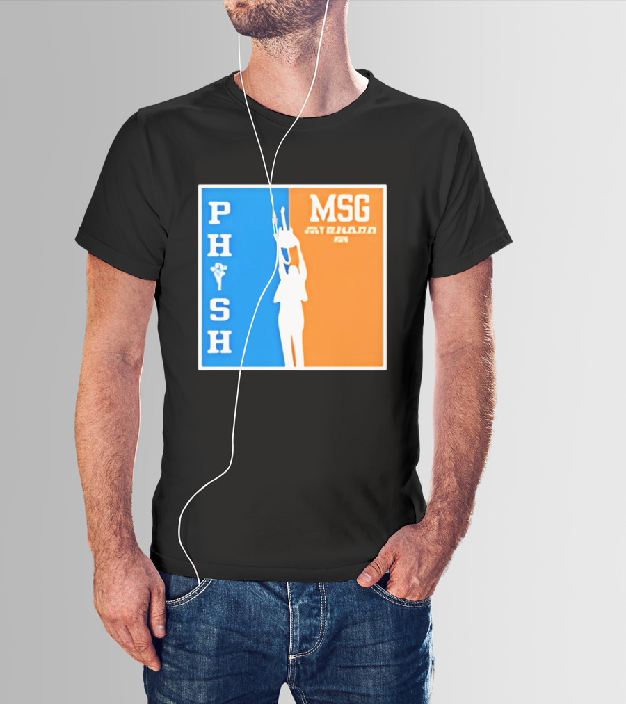 PHISH MSG Silhouette Guitar Concert Event T-Shirt