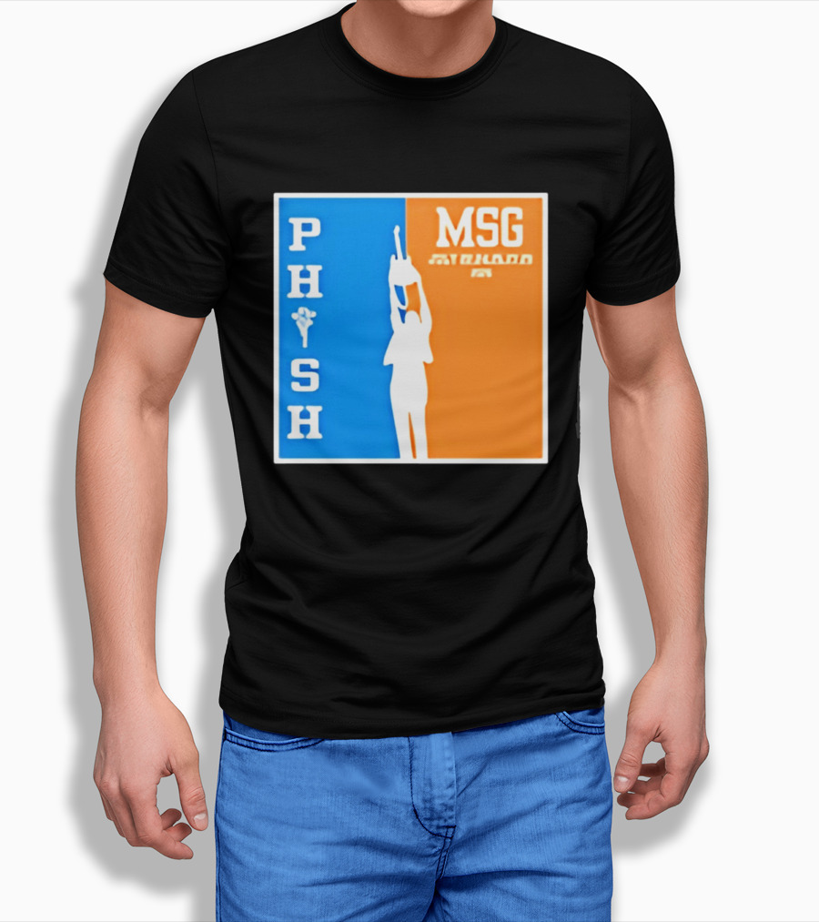PHISH MSG Silhouette Guitar Concert Event T-Shirt