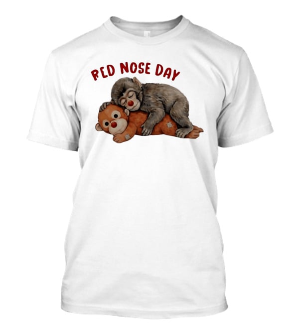 Red Nose Day Punch Monkey And Toy T-Shirt