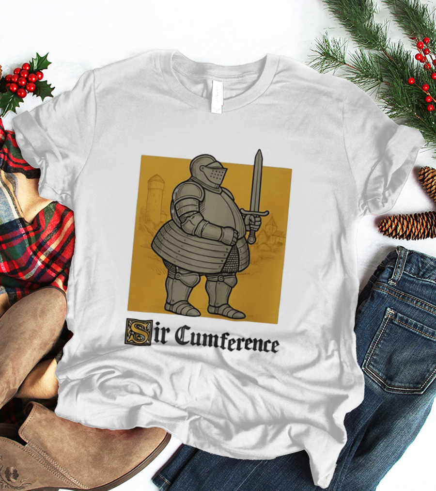 Sir Cumference Chubby Medieval Soldier Holding Sword T-Shirt