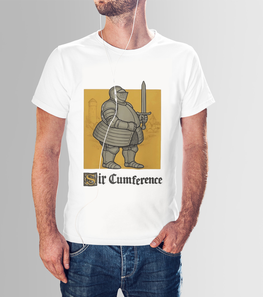 Sir Cumference Chubby Medieval Soldier Holding Sword T-Shirt