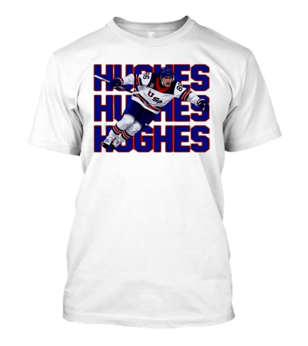 Team USA Jack Hughes Iconic Game Winning Goal Celebration T-Shirt