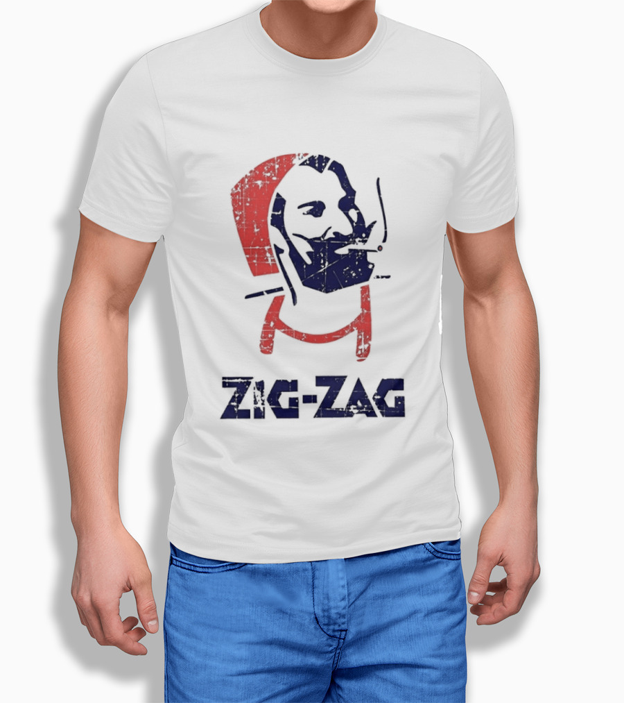 Zig Zag Rolling Papers Cigarette Mocking T-Shirt