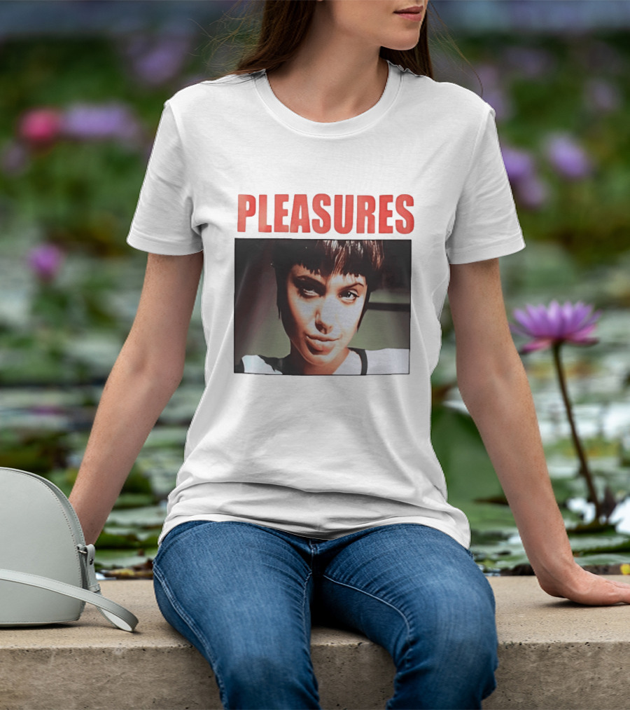 Pleasures Angelina Jolie Bold Typography Fashion T-Shirt