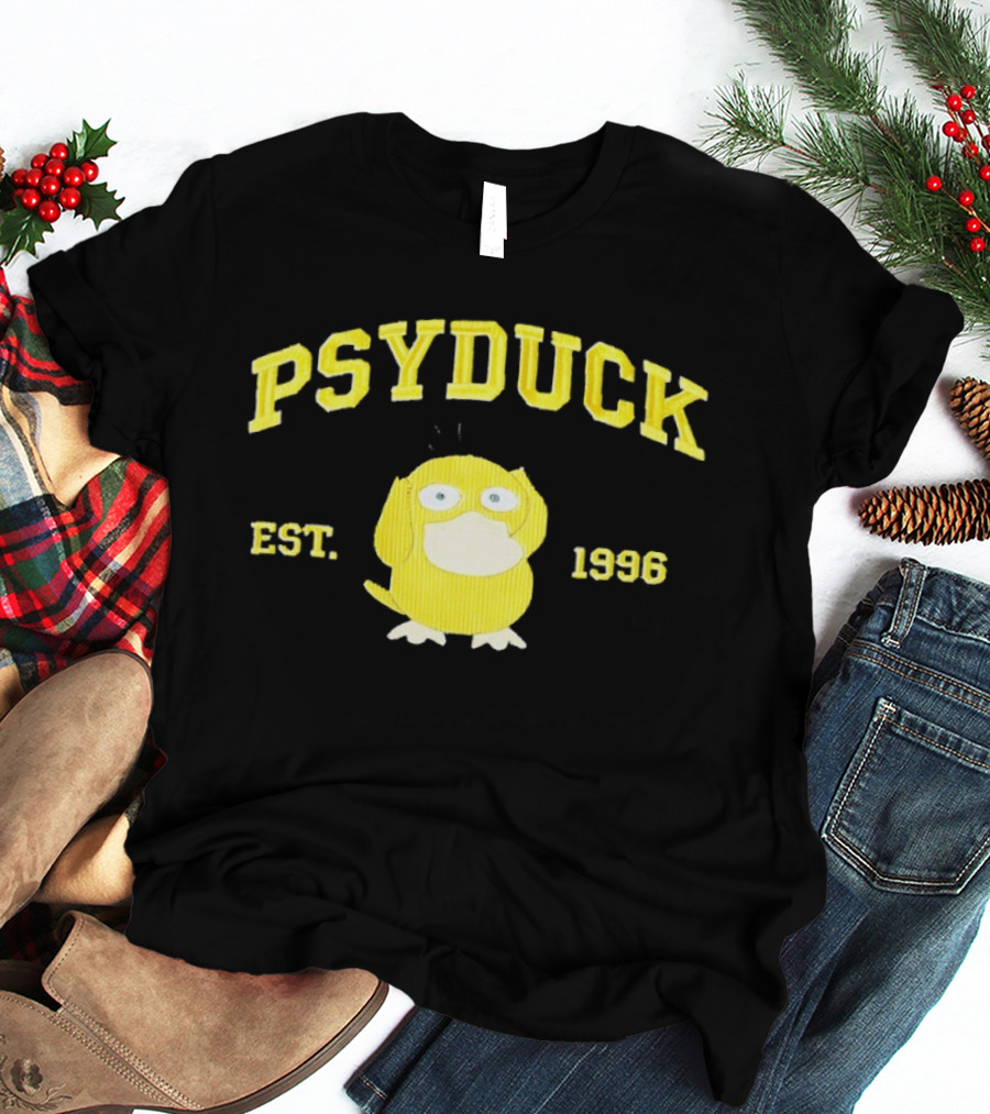 Psyduck Est 1996 Vintage Yellow T-Shirt