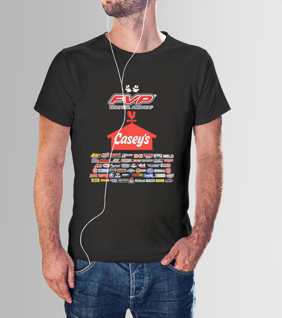 FVP Verified Proven Casey's Racing Performance Brands T-Shirt
