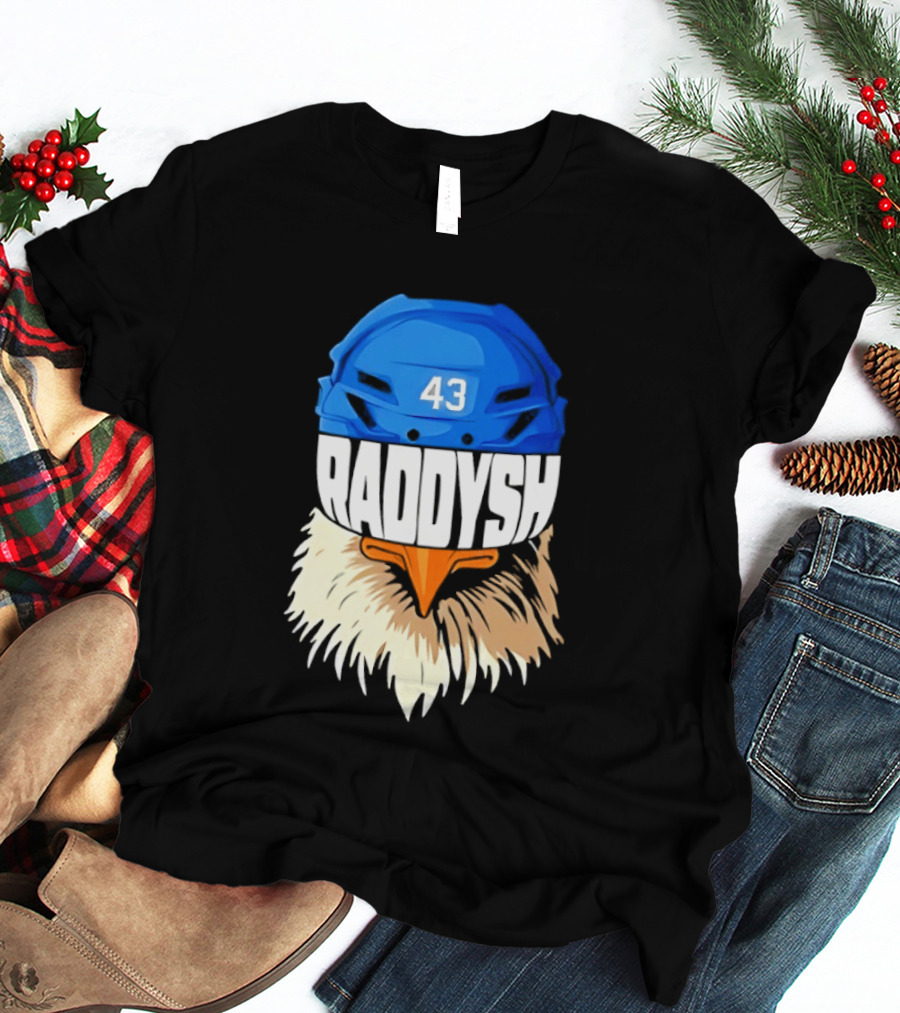 Tampa Bay Lightning Raddysh Bald Eagle 43 Helmet T-Shirt