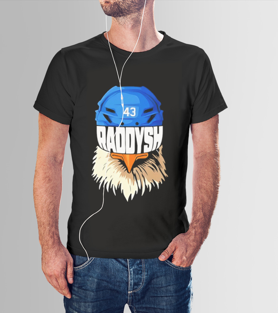 Tampa Bay Lightning Raddysh Bald Eagle 43 Helmet T-Shirt