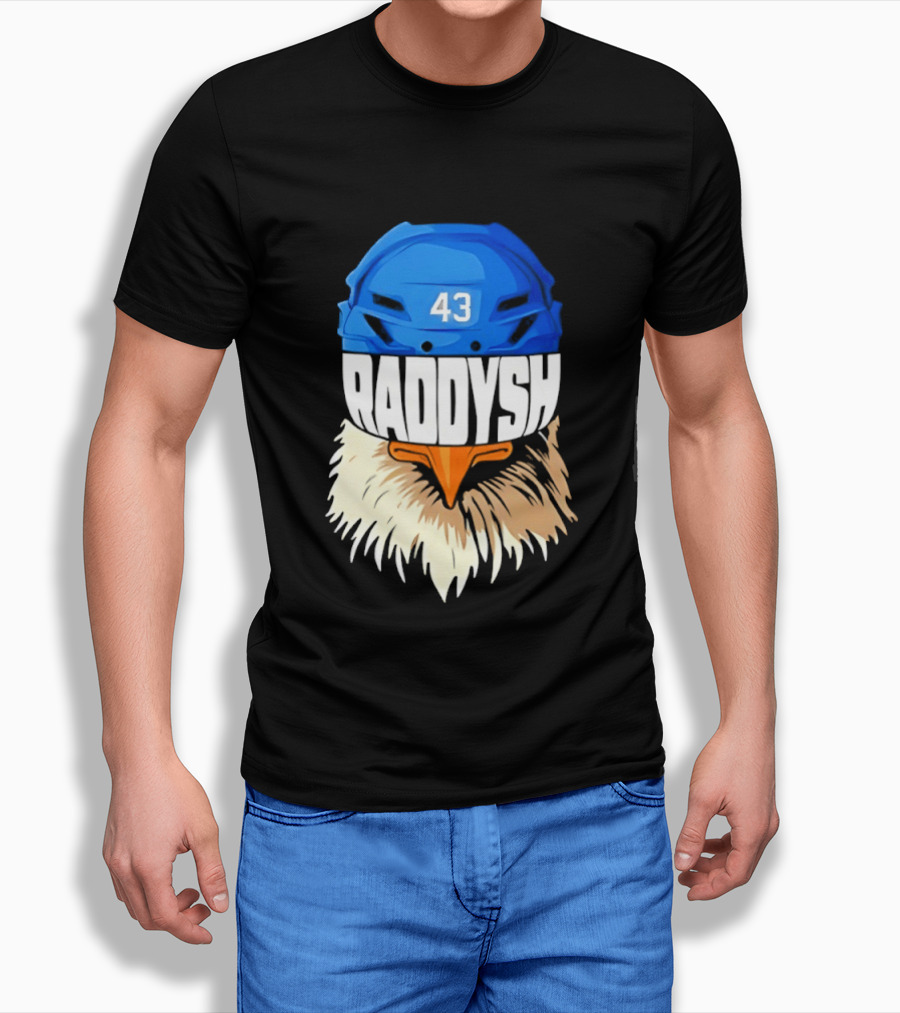 Tampa Bay Lightning Raddysh Bald Eagle 43 Helmet T-Shirt