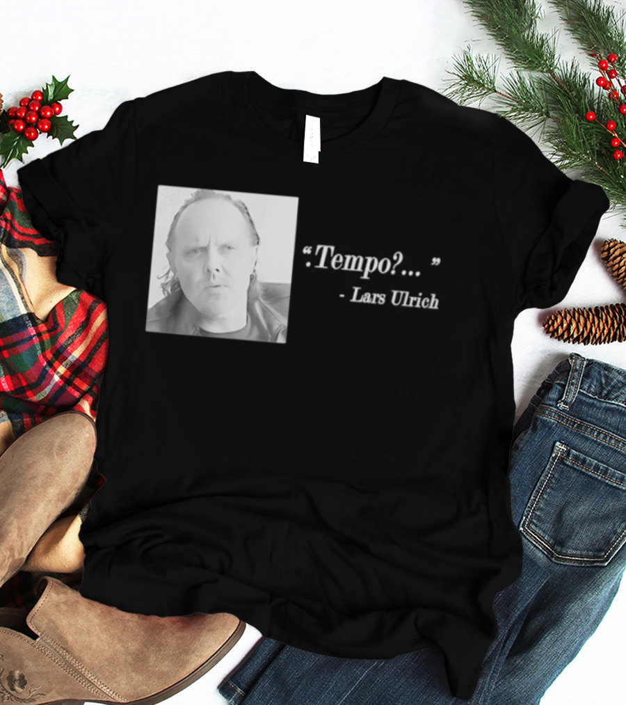 Lars Ulrich Tempo Vintage Style Photo T-Shirt