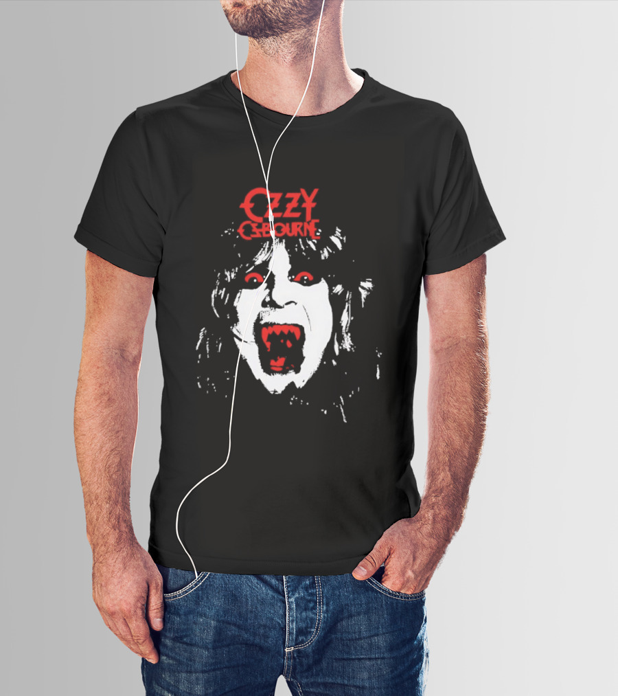 Ozzy Osbourne Vampire Horror Face T-Shirt