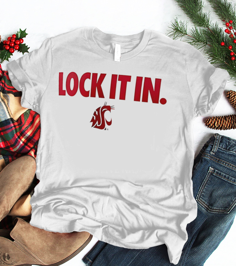 LOCK IT IN WSU Cougars 2026 T-Shirt