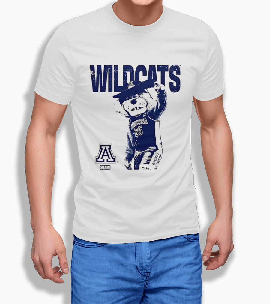 Arizona Wildcats Slam Mascot Spirit T-Shirt