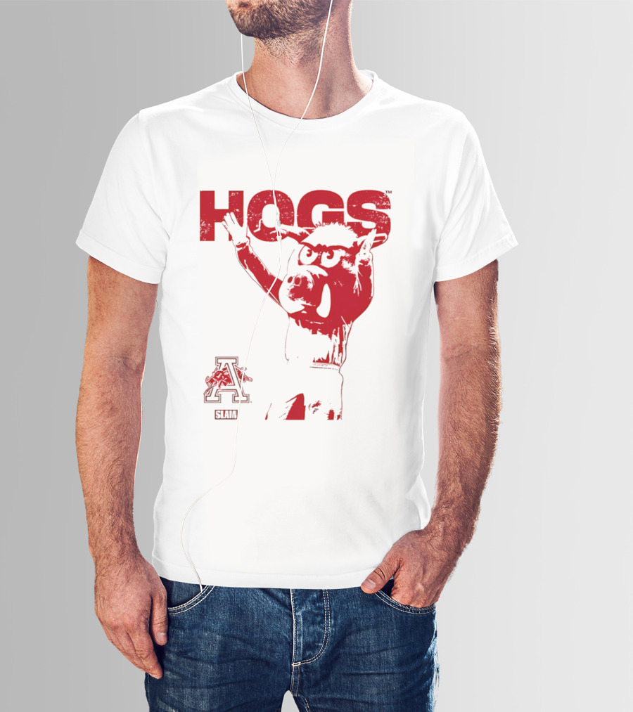 Arkansas Hogs Slam A Mode T-Shirt
