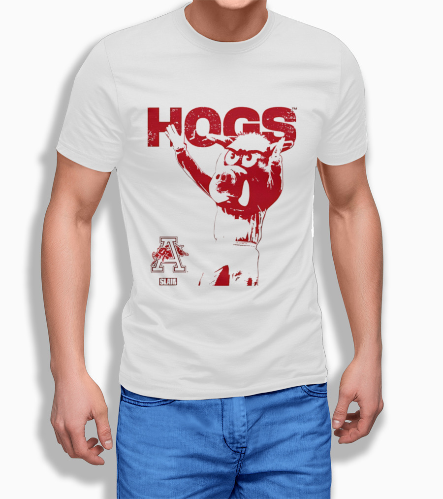 Arkansas Hogs Slam A Mode T-Shirt