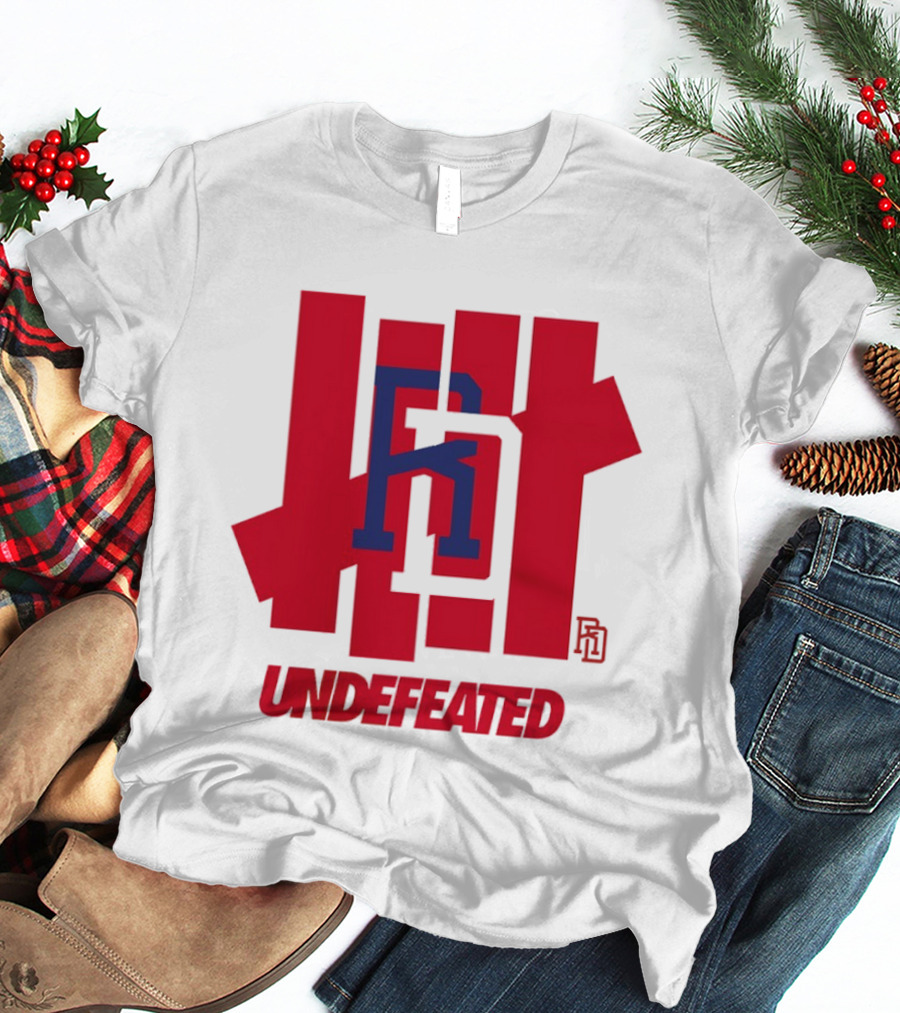 Dominican Republic Baseball RD Undefeated Red Blue T-Shirt
