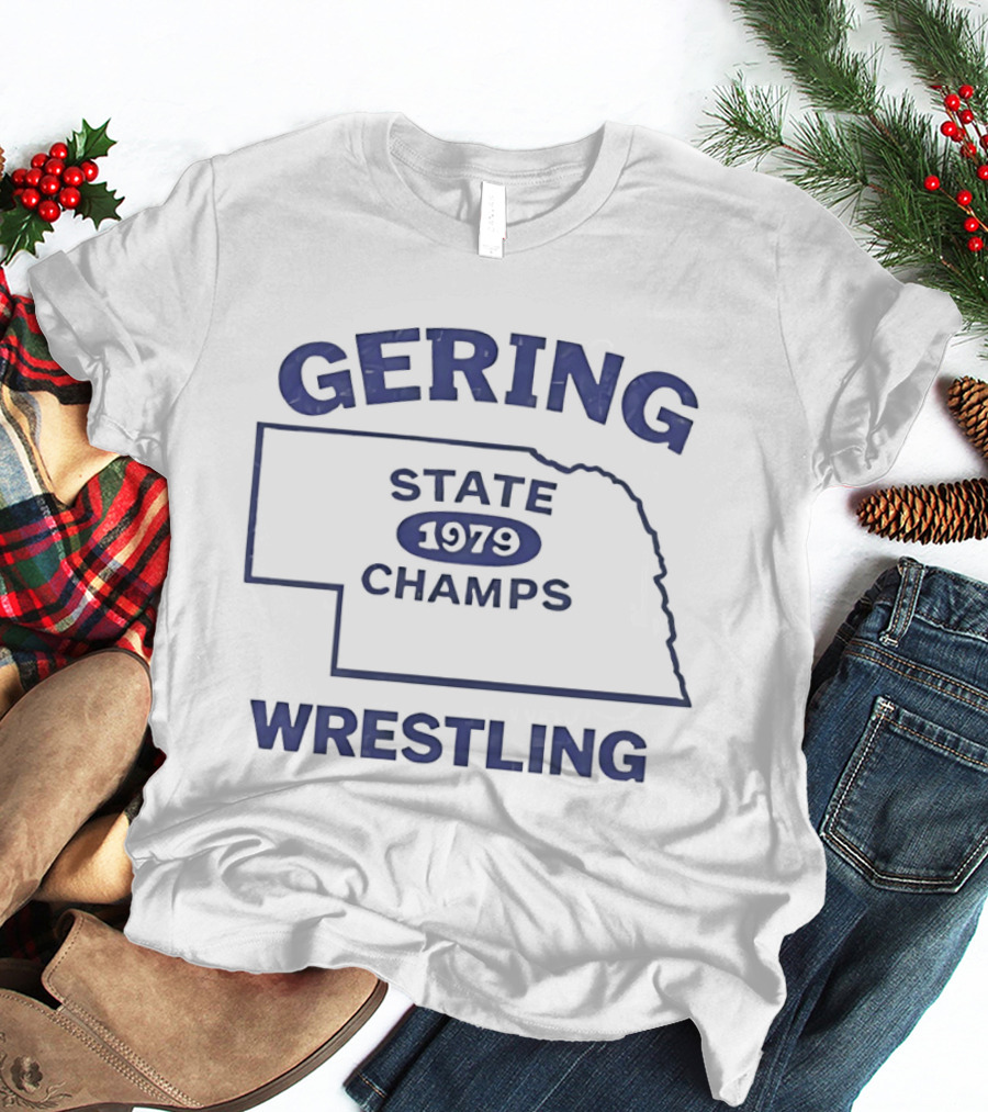 Gering Wrestling State Champs 1979 Nebraska T-Shirt
