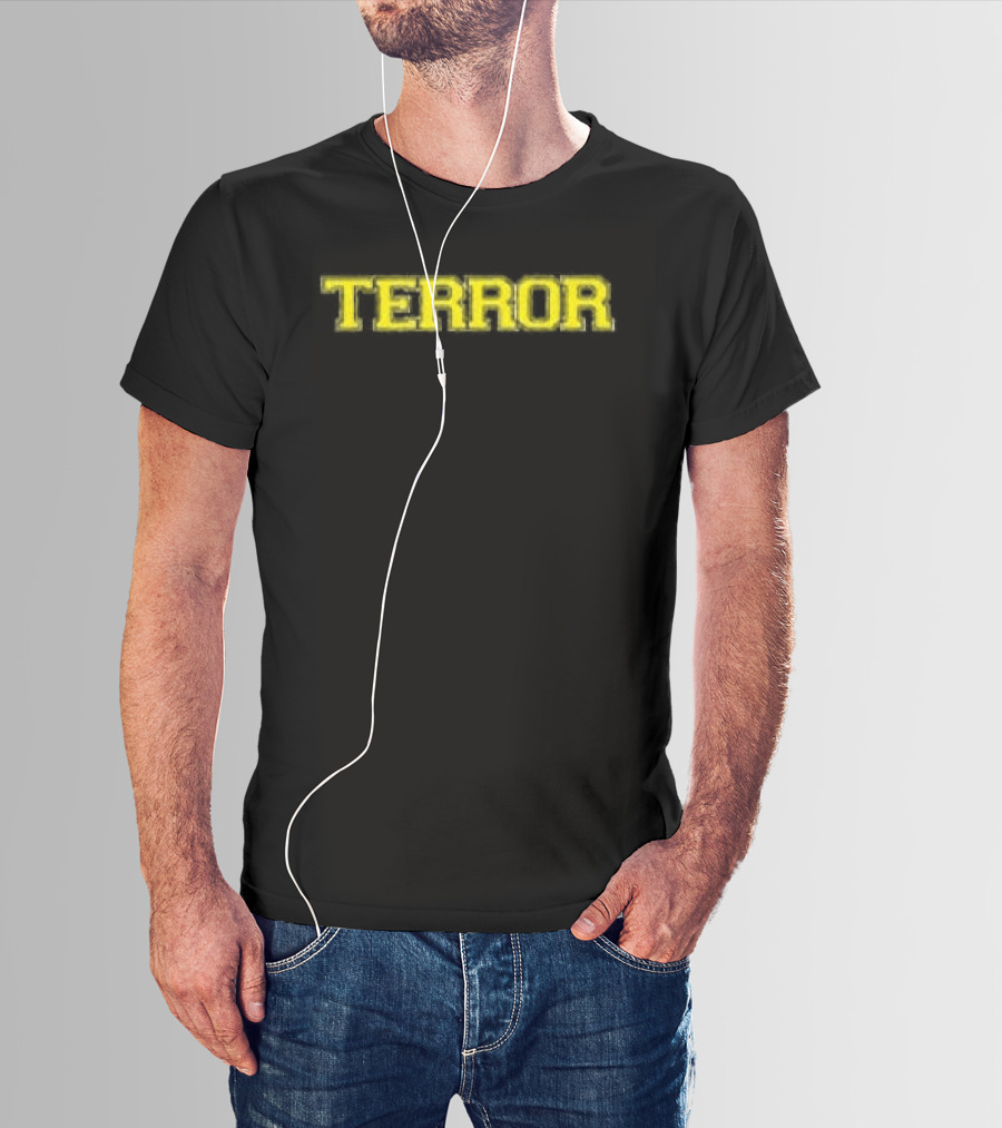Terror Text War Inside Two Sides T-Shirt
