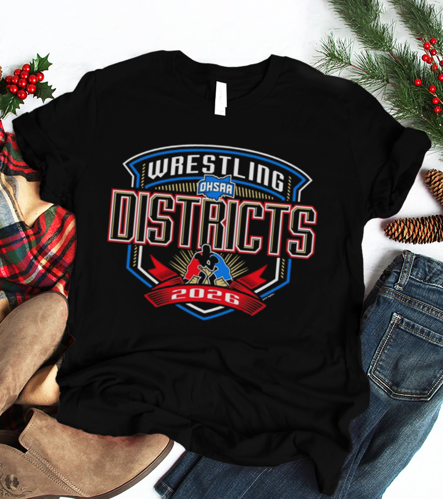 OHSAA 2026 Wrestling Districts Competition T-Shirt