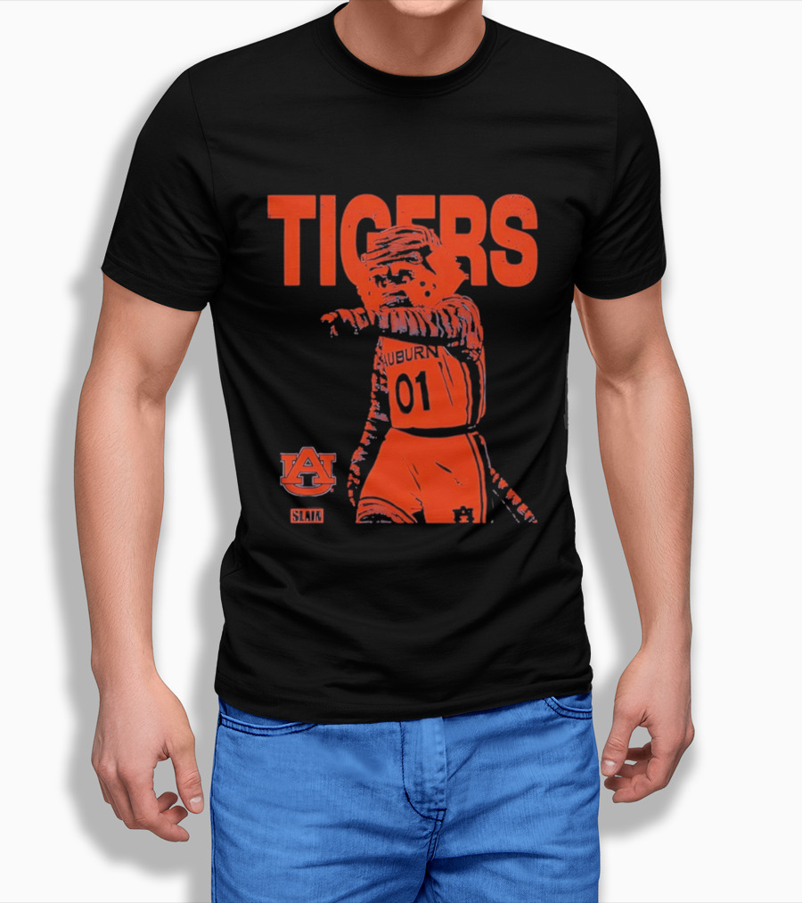 Auburn Tigers 01 Slam Auburn Sports Team T-Shirt