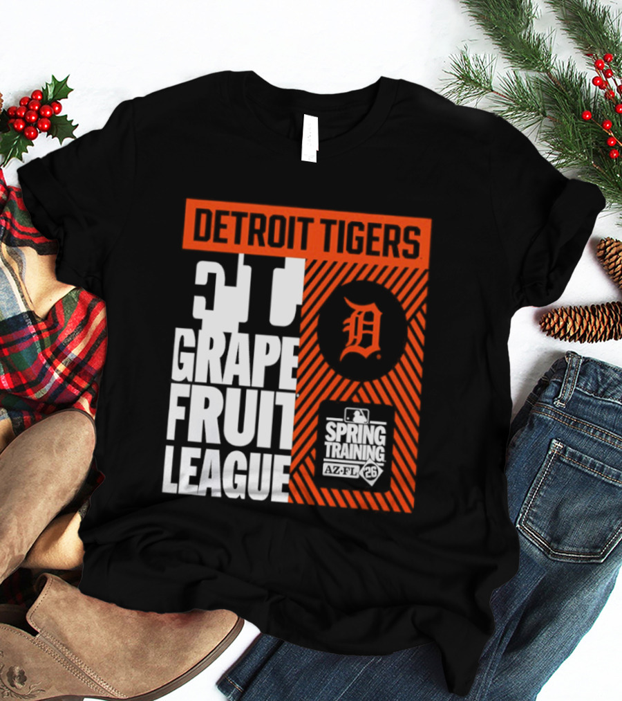 Detroit Tigers Grapefruit League Spring Training 2026 T-Shirt