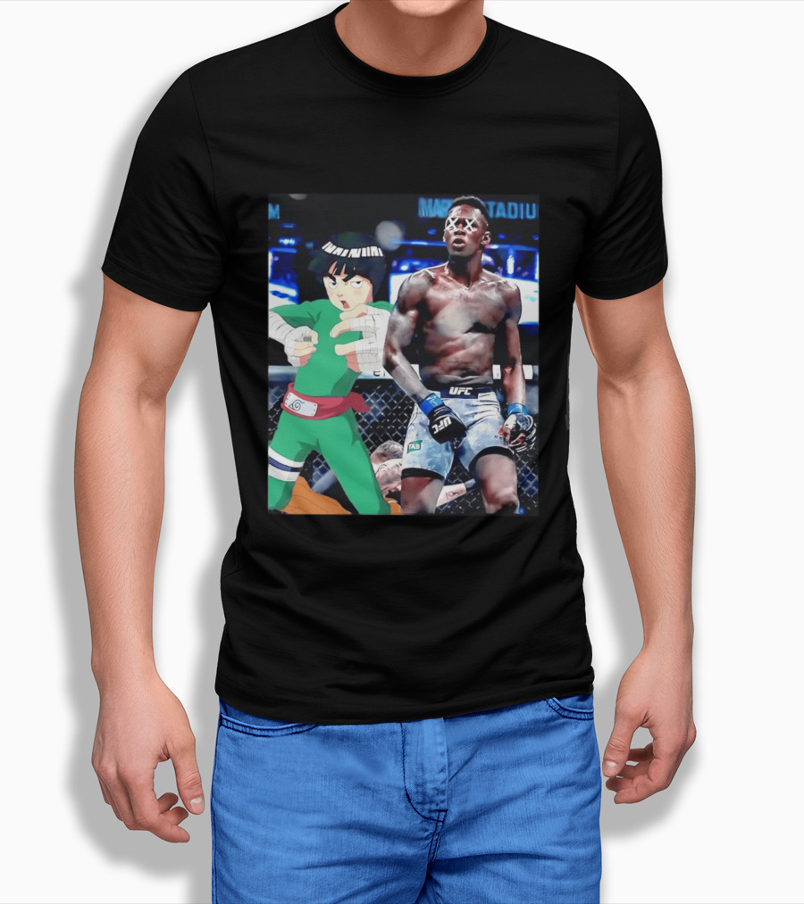Drunken Fist Rock Lee UFC Crossover Iconic Anime Fighter T-Shirt