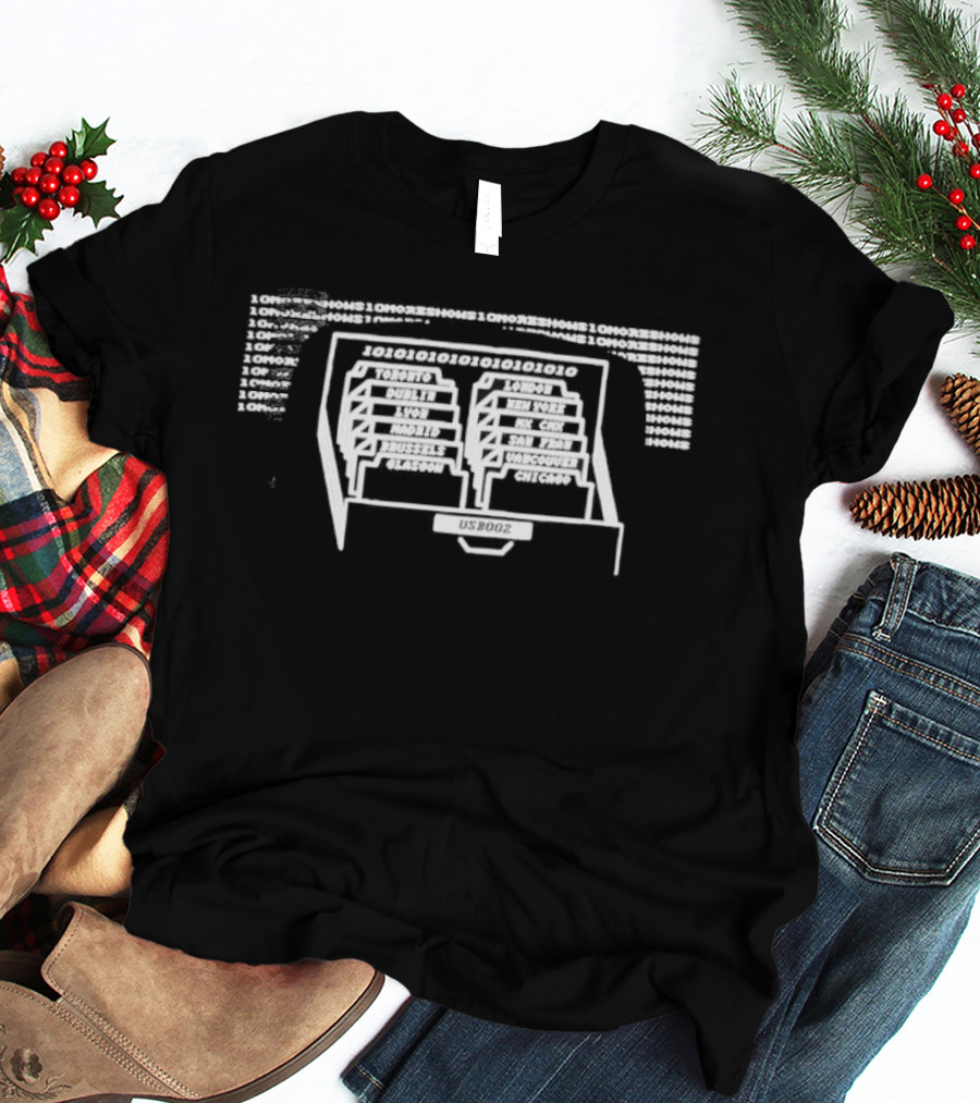 Fred Again Usb002 Folders Encrypted Data Display T-Shirt