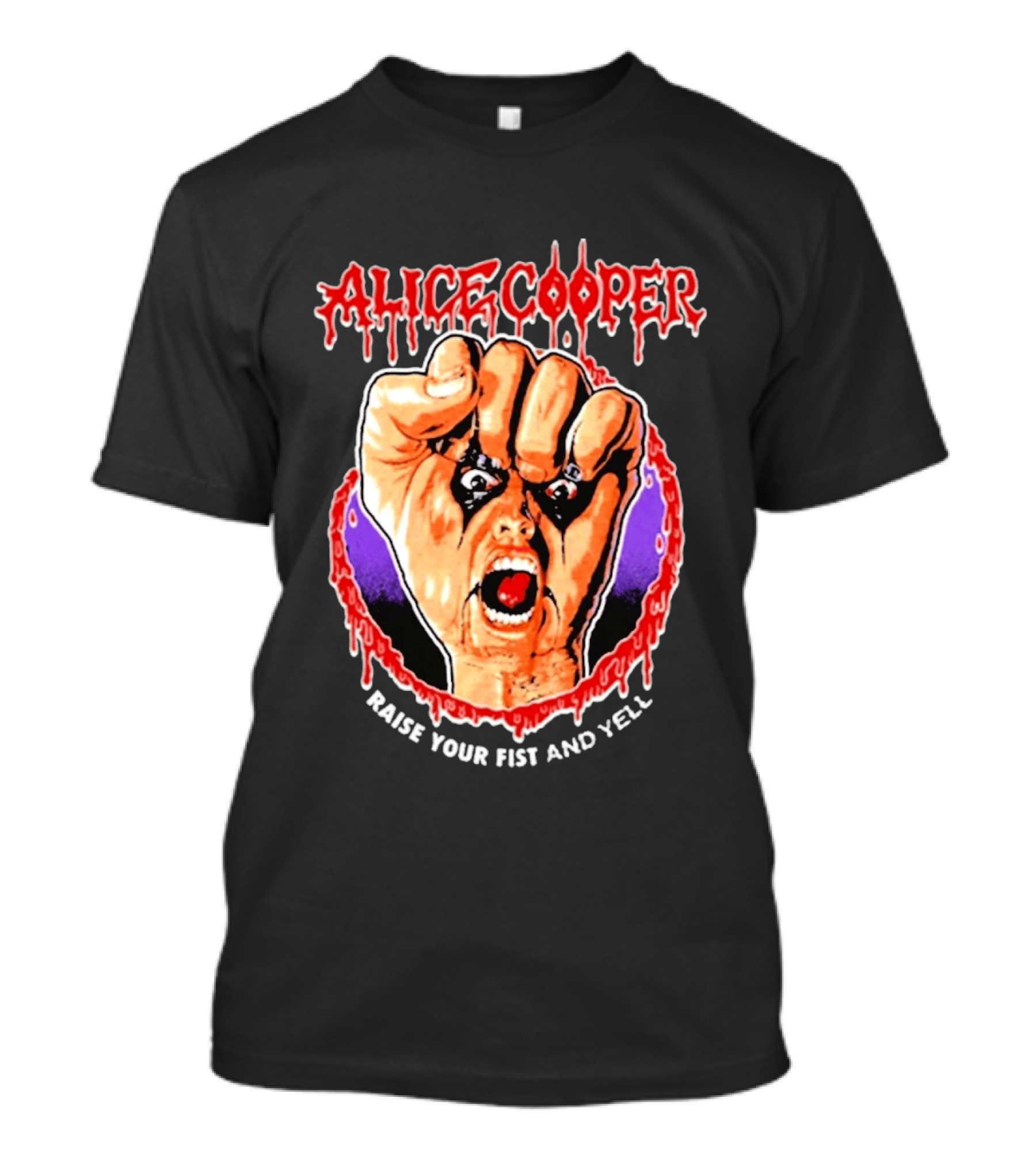 Alice Cooper Raise Your Fist And Yell Horror T-Shirt
