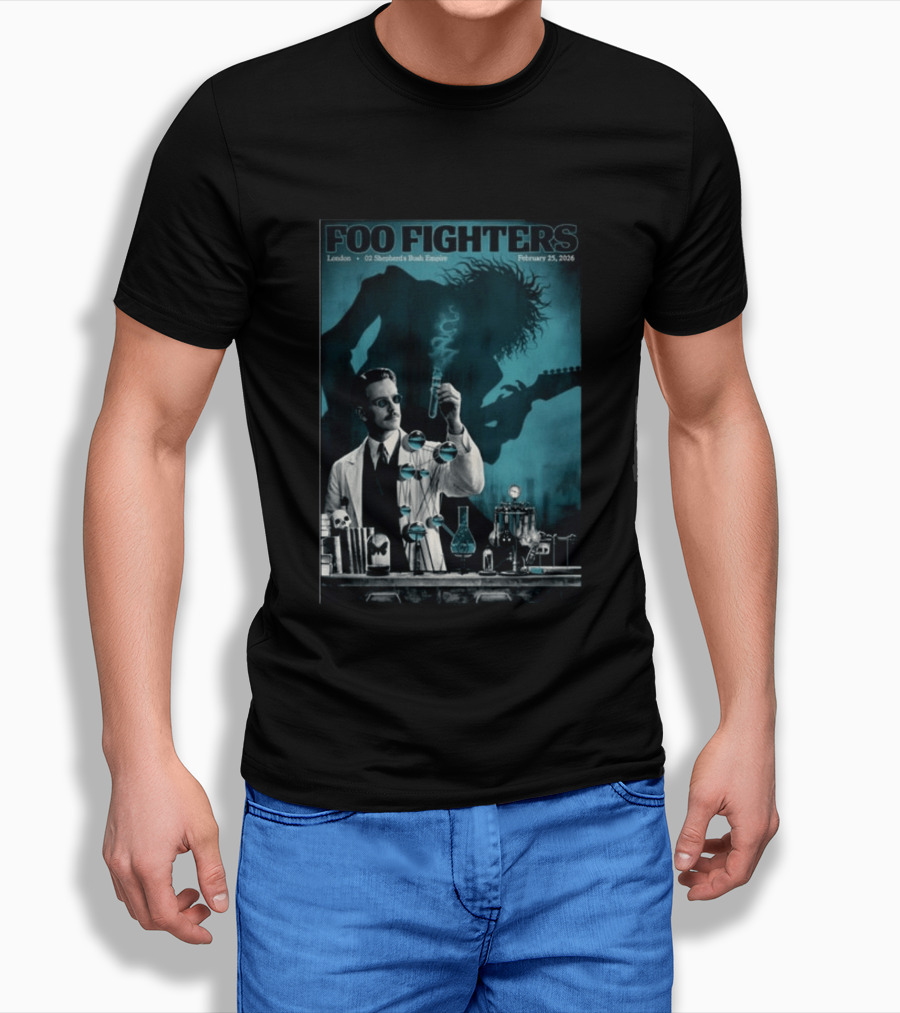 Foo Fighters London O2 Shepherds Bush Empire February 25 2026 T-Shirt