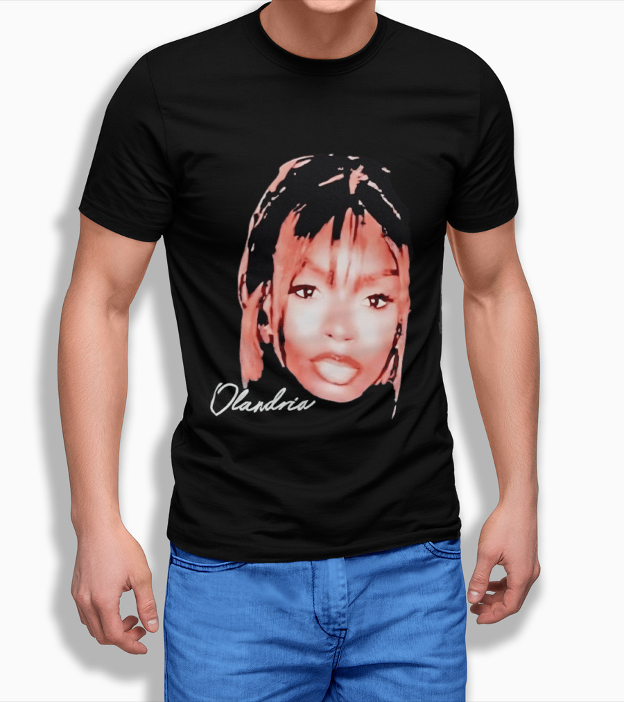 Olandria Carthen Big Face Bold Expression Trend T-Shirt