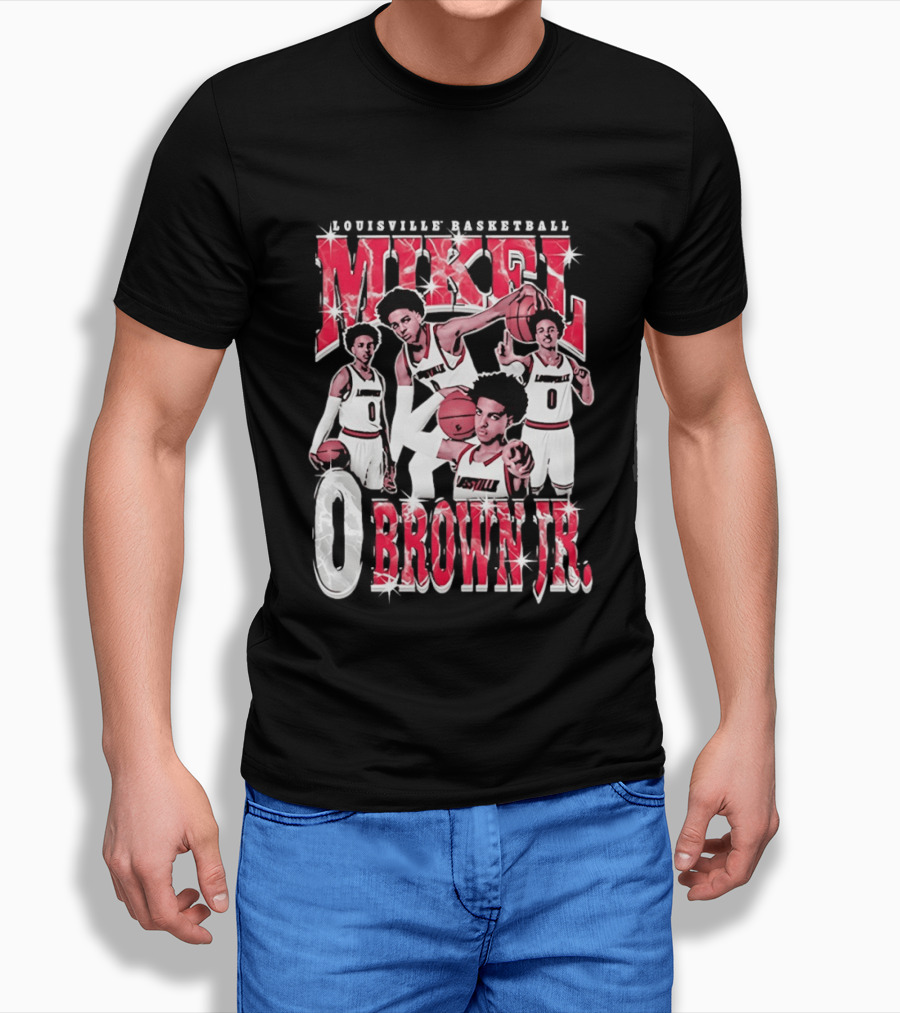 Mikel Brown Jr Louisville Cardinals Basketball Star Player 0 T-Shirt