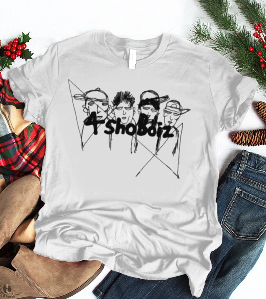 4 Shoboiz Retro Hip Hop Crew Sketch T-Shirt
