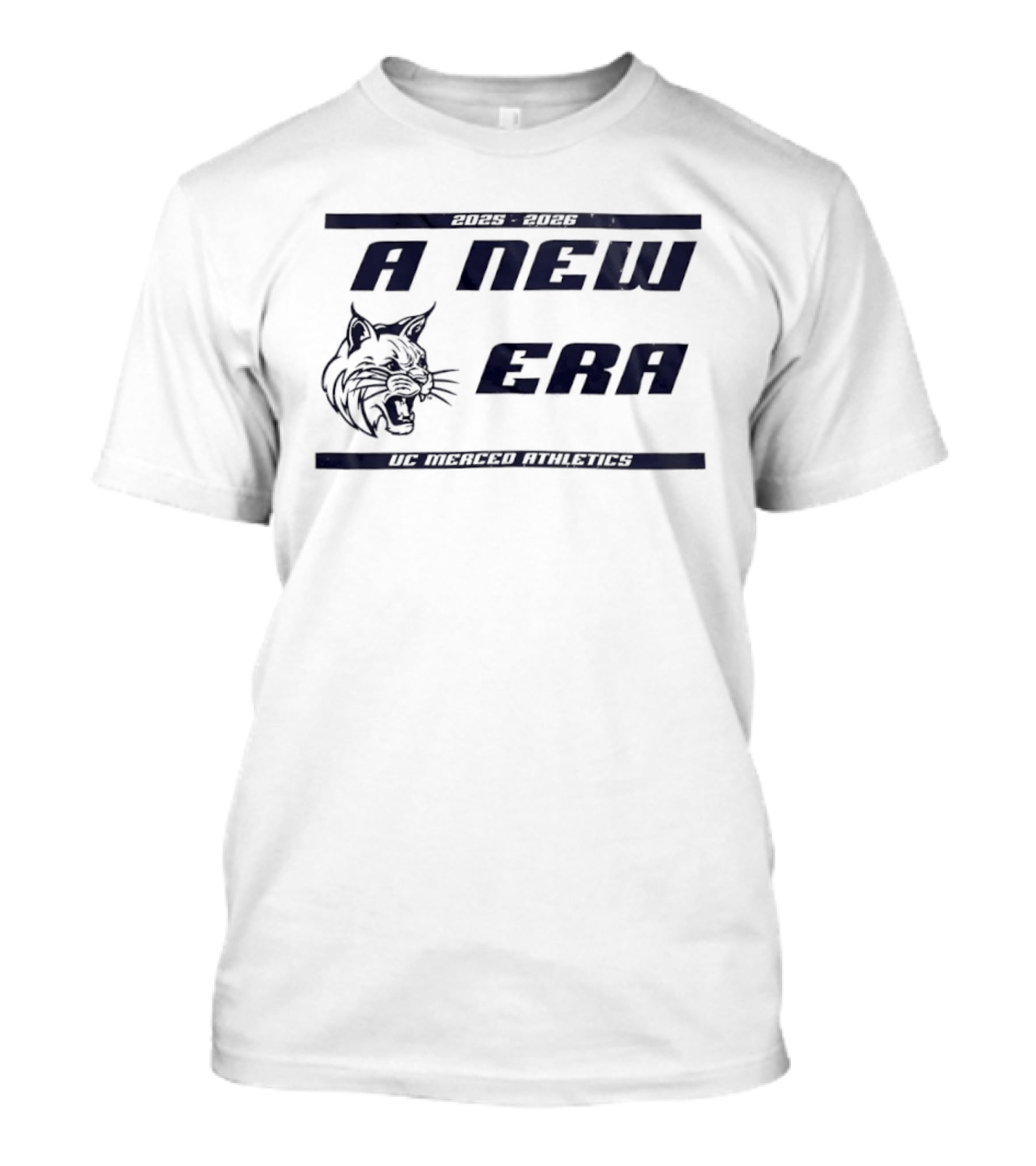 UC Merced Athletics 2025 2026 A New Era Bobcat T-Shirt