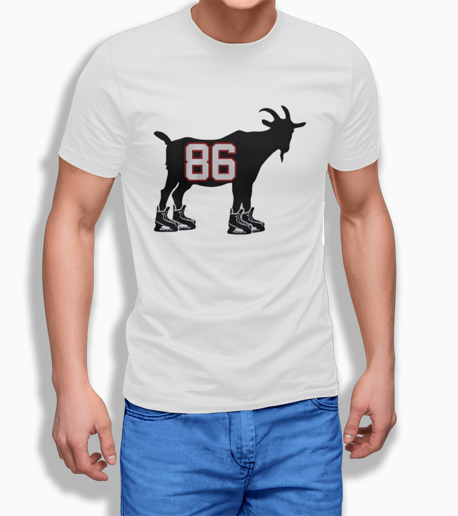 Jack Hughes 86 Hockey GOAT USA Winter Olympics T-Shirt