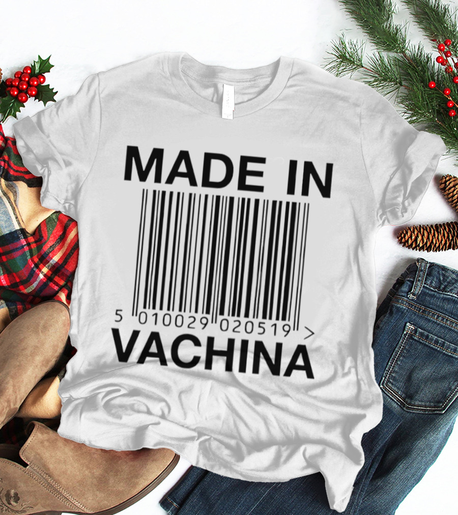 Made In Vachina Barcode 5010029 020519 T-Shirt