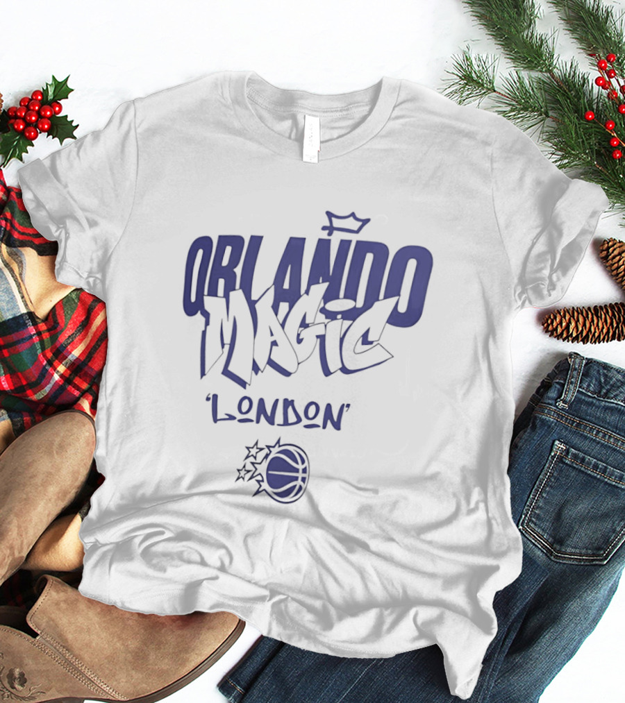 Orlando Magic London Basketball Team Branding T-Shirt
