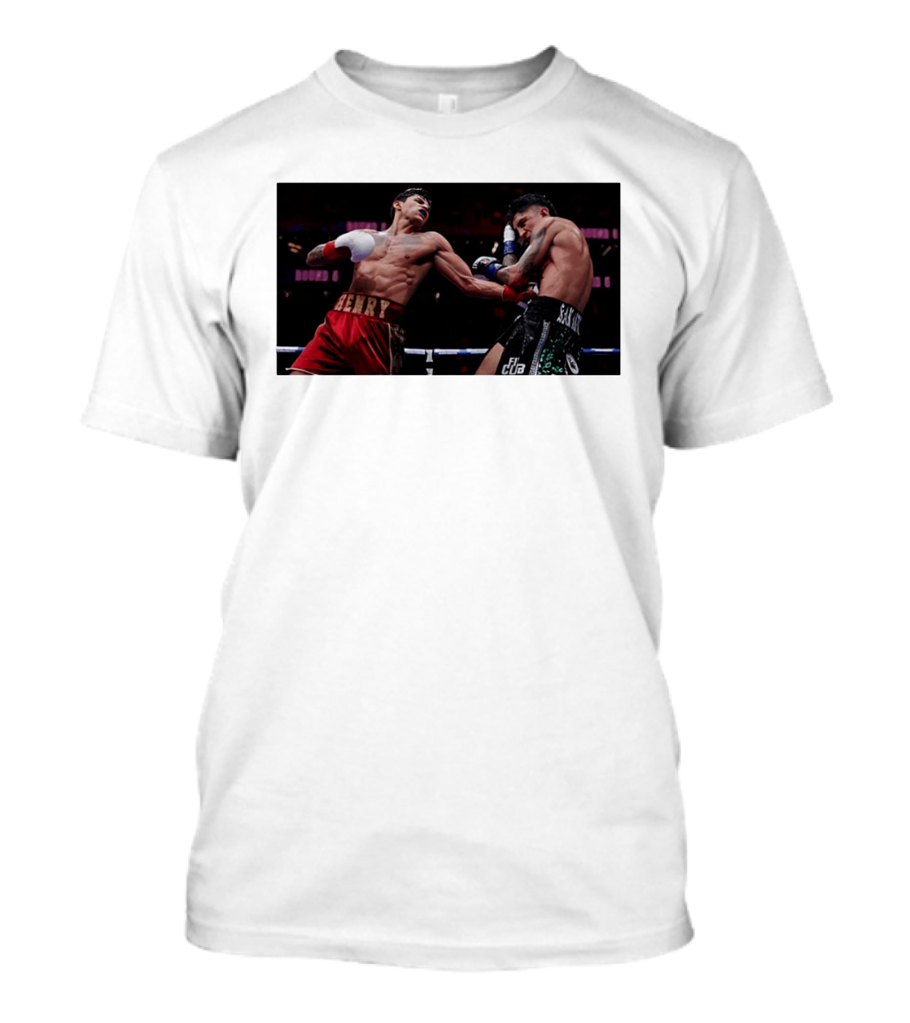 Ryan Garcia Vs Mario Barrios Boxing Match Action Round 6 T-Shirt