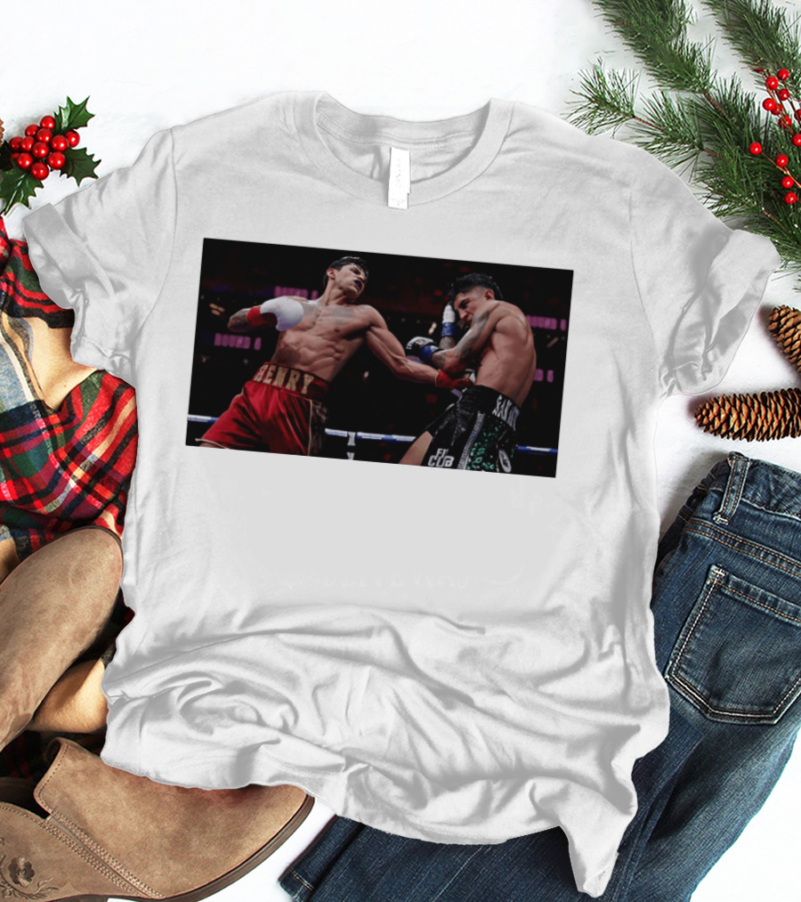Ryan Garcia Vs Mario Barrios Boxing Match Action Round 6 T-Shirt