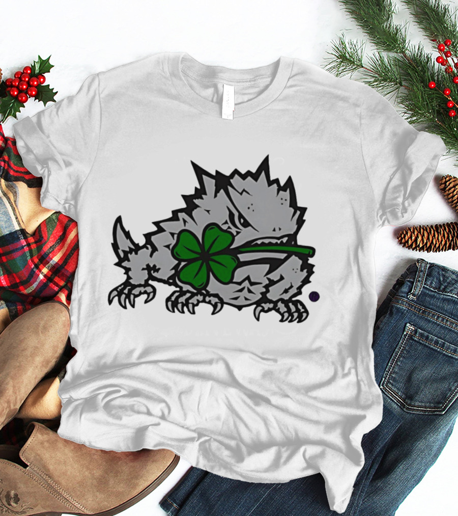 TCU Horned Frogs Shamrock St Patrick's Day Celebration T-Shirt