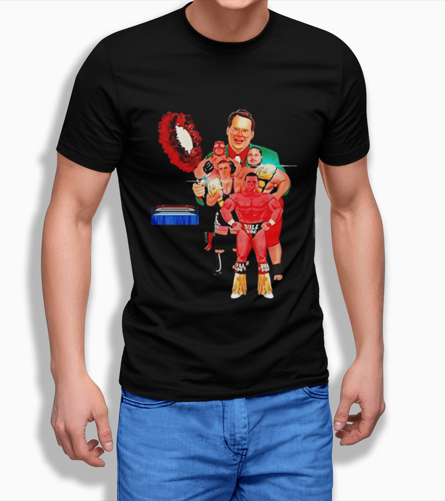 Camp Cornette 90s Wrestling Roster Vintage Collectible T-Shirt