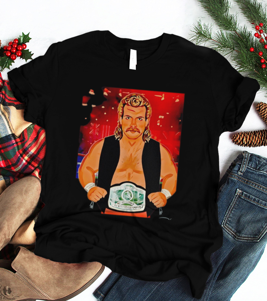 Magnum TA Wrestling Champion Belt T-Shirt