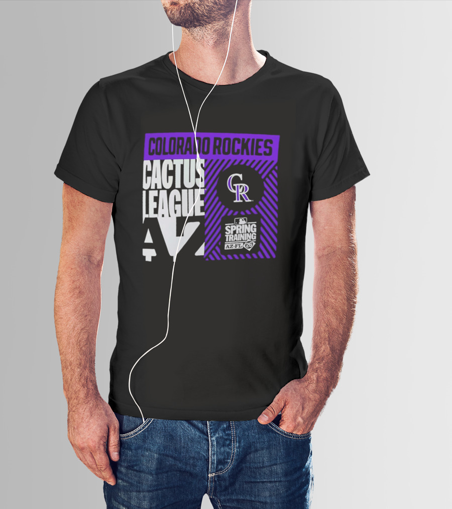 Colorado Rockies Cactus League 2026 Spring Training T-Shirt